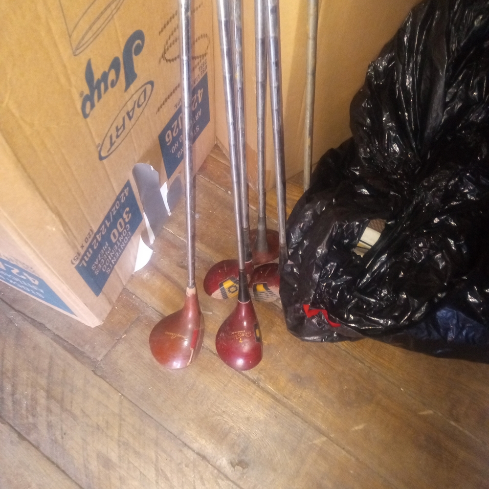 Set of Wooden Golf Clubs